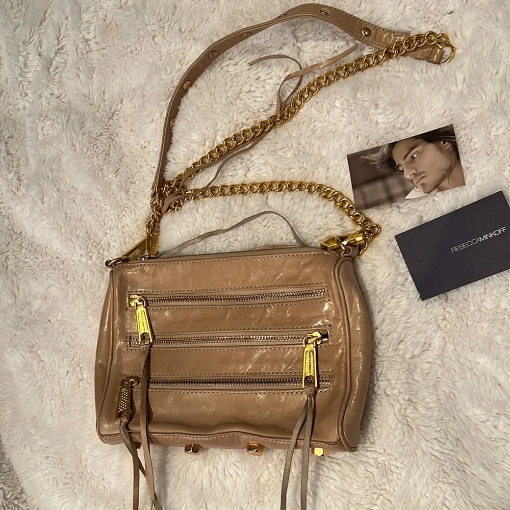 REBECCA MINKOFF 5 zip cross body